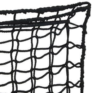 vidaXL Hay Nets 2 pcs Square Black 100x100 cm PP