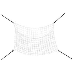 vidaXL Hay Nets 2 pcs Rectangular White 150x90 cm PP