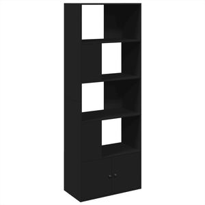 vidaXL Bookcase Black 70x36x189 cm Engineered Wood