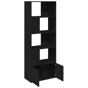 vidaXL Bookcase Black 70x36x189 cm Engineered Wood