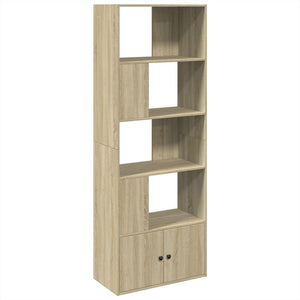 vidaXL Bookcase Sonoma Oak 70x36x189 cm Engineered Wood