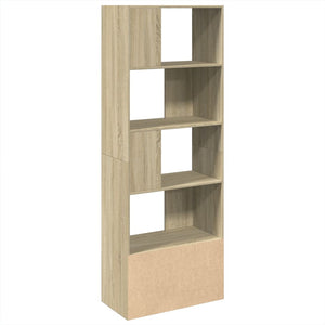 vidaXL Bookcase Sonoma Oak 70x36x189 cm Engineered Wood