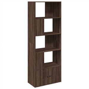 vidaXL Bookcase Brown Oak 70x36x189 cm Engineered Wood