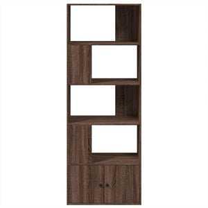 vidaXL Bookcase Brown Oak 70x36x189 cm Engineered Wood