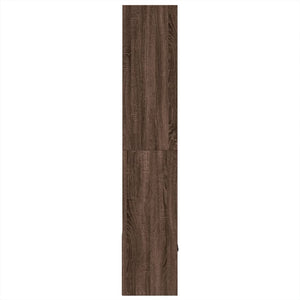 vidaXL Bookcase Brown Oak 70x36x189 cm Engineered Wood