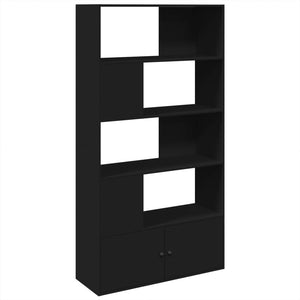 vidaXL Bookcase Black 100x36x189 cm Engineered Wood