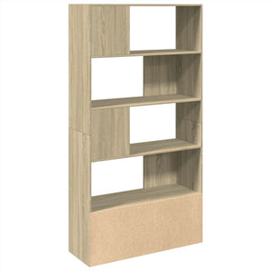 vidaXL Bookcase Sonoma Oak 100x36x189 cm Engineered Wood