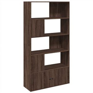 vidaXL Bookcase Brown Oak 100x36x189 cm Engineered Wood