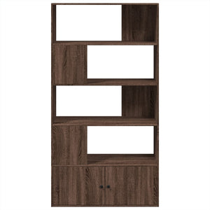 vidaXL Bookcase Brown Oak 100x36x189 cm Engineered Wood