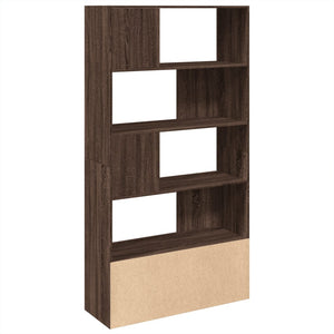 vidaXL Bookcase Brown Oak 100x36x189 cm Engineered Wood