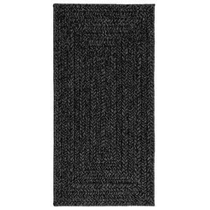 vidaXL Rug ZIZUR Anthracite 60x110 cm Jute Look Indoor and Outdoor