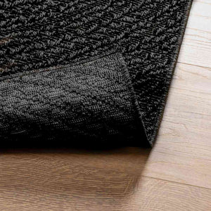 vidaXL Rug ZIZUR Anthracite 80x150 cm Jute Look Indoor and Outdoor