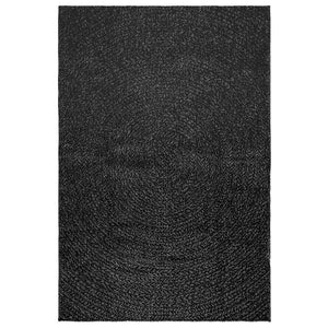 vidaXL Rug ZIZUR Anthracite 120x170 cm Jute Look Indoor and Outdoor