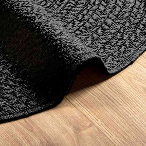 vidaXL Rug ZIZUR Anthracite Ø 90 cm Jute Look Indoor and Outdoor