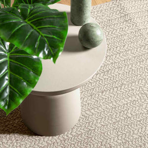 vidaXL Rug ZIZUR Cream 80x150 cm Jute Look Indoor and Outdoor