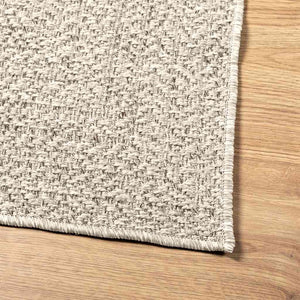 vidaXL Rug ZIZUR Cream 80x150 cm Jute Look Indoor and Outdoor