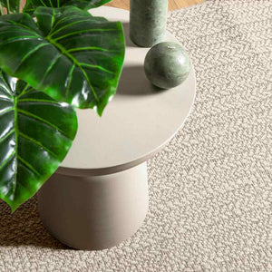 vidaXL Rug ZIZUR Cream 80x200 cm Jute Look Indoor and Outdoor