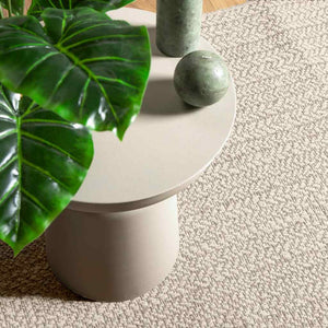 vidaXL Rug ZIZUR Cream 80x250 cm Jute Look Indoor and Outdoor