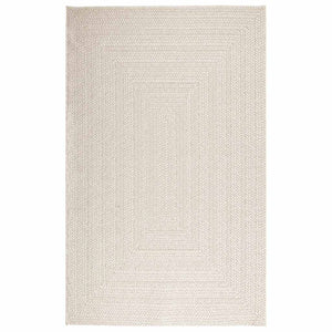 vidaXL Rug ZIZUR Cream 160x230 cm Jute Look Indoor and Outdoor