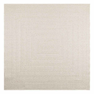 vidaXL Rug ZIZUR Cream 200x200 cm Jute Look Indoor and Outdoor