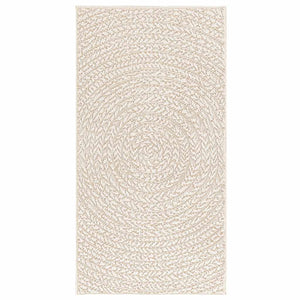 vidaXL Rug ZIZUR Cream 60x110 cm Jute Look Indoor and Outdoor