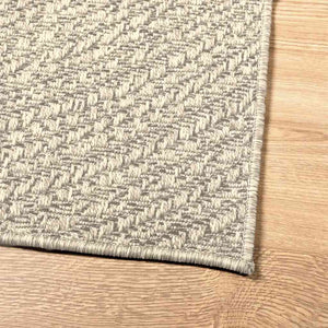 vidaXL Rug ZIZUR Cream 60x110 cm Jute Look Indoor and Outdoor