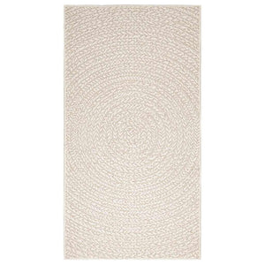 vidaXL Rug ZIZUR Cream 80x150 cm Jute Look Indoor and Outdoor