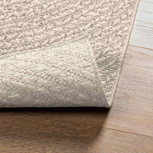 vidaXL Rug ZIZUR Cream 80x150 cm Jute Look Indoor and Outdoor