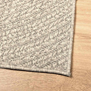 vidaXL Rug ZIZUR Cream 80x150 cm Jute Look Indoor and Outdoor