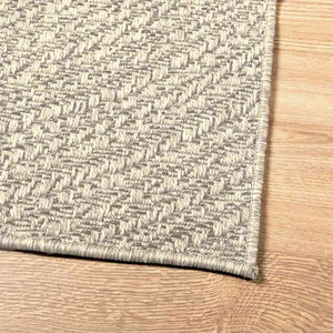 vidaXL Rug ZIZUR Cream 80x200 cm Jute Look Indoor and Outdoor