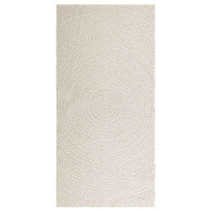 vidaXL Rug ZIZUR Cream 100x200 cm Jute Look Indoor and Outdoor