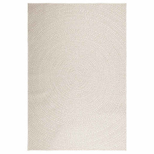 vidaXL Rug ZIZUR Cream 160x230 cm Jute Look Indoor and Outdoor