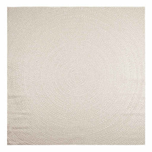 vidaXL Rug ZIZUR Cream 240x240 cm Jute Look Indoor and Outdoor