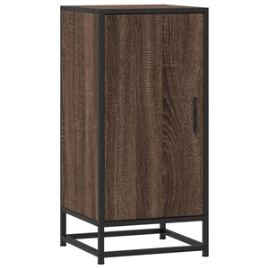 vidaXL Sideboard Brown Oak 35.5x35x76 cm Engineered Wood and Metal