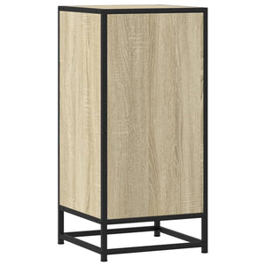 vidaXL Sideboard Sonoma Oak 35.5x35x76 cm Engineered Wood and Metal