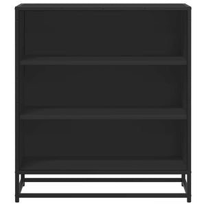 vidaXL Sideboard Black 68x35x76 cm Engineered Wood and Metal