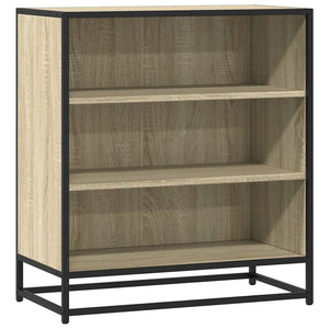 vidaXL Sideboard Sonoma Oak 68x35x76 cm Engineered Wood and Metal