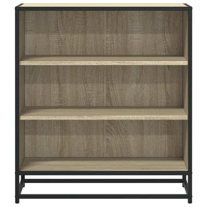 vidaXL Sideboard Sonoma Oak 68x35x76 cm Engineered Wood and Metal