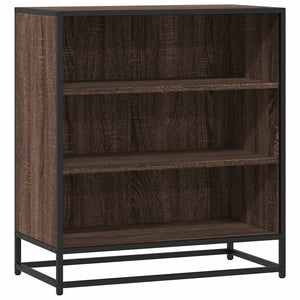 vidaXL Sideboard Brown Oak 68x35x76 cm Engineered Wood and Metal