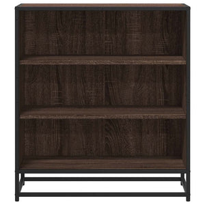 vidaXL Sideboard Brown Oak 68x35x76 cm Engineered Wood and Metal