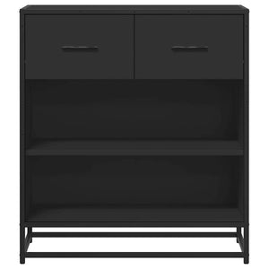 vidaXL Sideboard Black 68x35x76 cm Engineered Wood