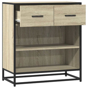 vidaXL Sideboard Sonoma Oak 68x35x76 cm Engineered Wood