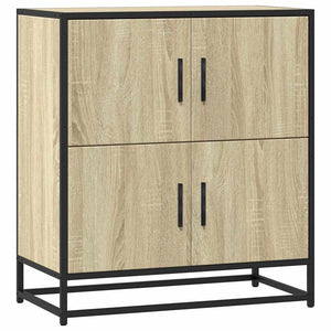 vidaXL Sideboard Sonoma Oak 68x35x76 cm Engineered Wood