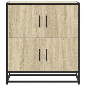 vidaXL Sideboard Sonoma Oak 68x35x76 cm Engineered Wood