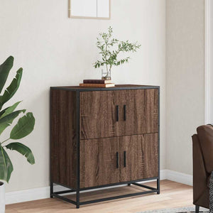 vidaXL Sideboard Brown Oak 68x35x76 cm Engineered Wood