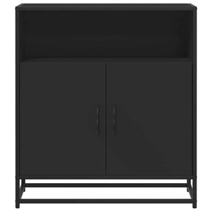 vidaXL Sideboard Black 68x35x76 cm Engineered Wood