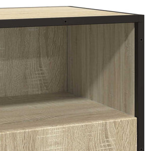 vidaXL Sideboard Sonoma Oak 68x35x76 cm Engineered Wood