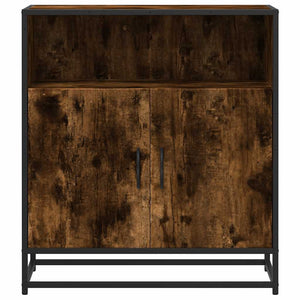 vidaXL Sideboard Smoked Oak 68x35x76 cm Engineered Wood