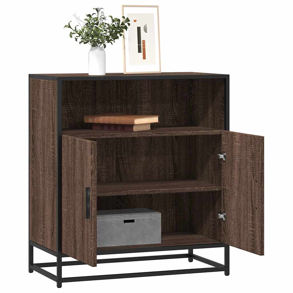 vidaXL Sideboard Brown Oak 68x35x76 cm Engineered Wood