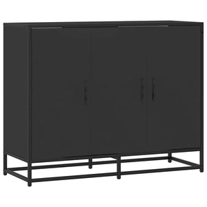 vidaXL Sideboard Black 94x35x76 cm Engineered Wood